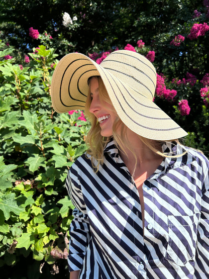 The St. Tropez Striped Oversized Shirt