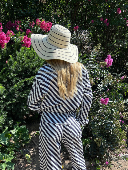 The St. Tropez Striped Oversized Shirt