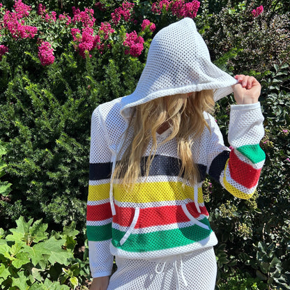 The Grenada Knit Striped Hoodie