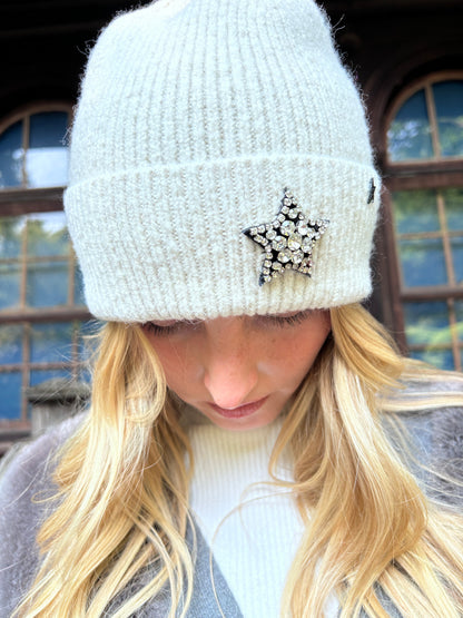 The Ivory Moonlight Knit Hat