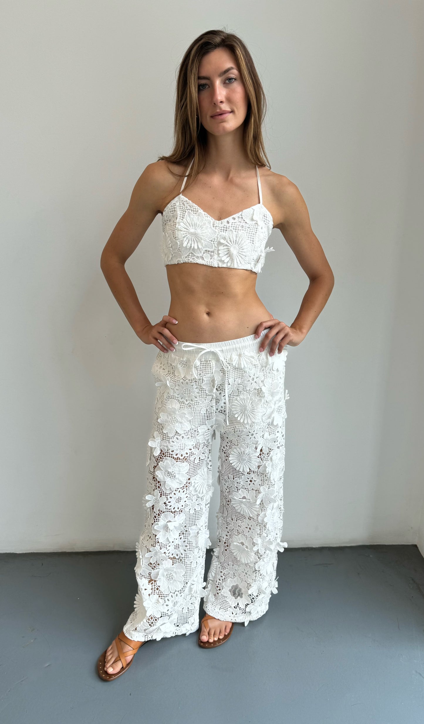 Lotus 3D Lace Pants