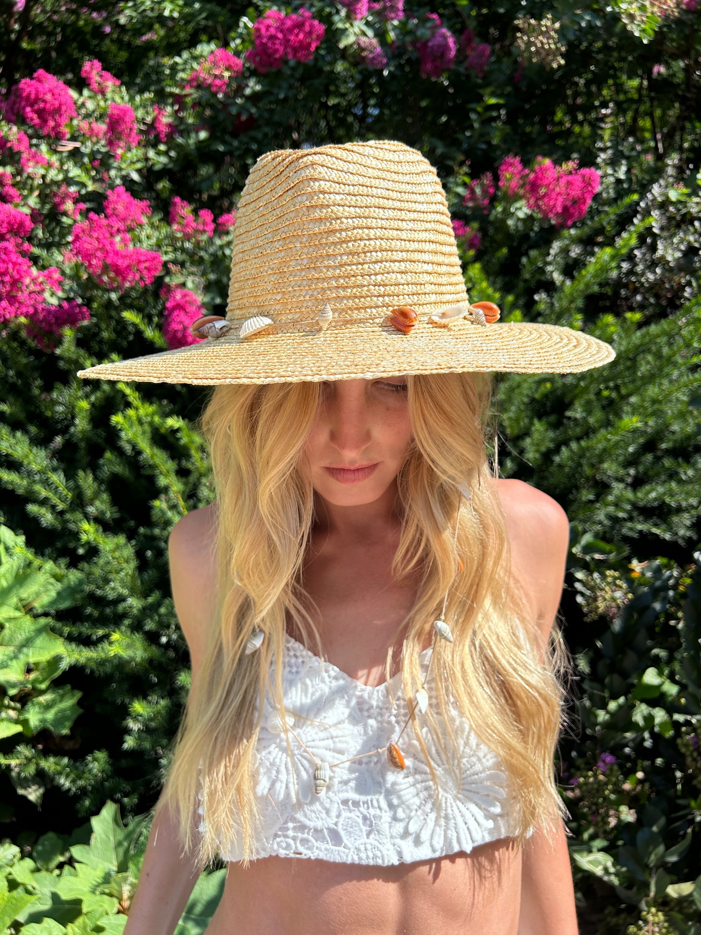 Shell Beach Fedora with Shells