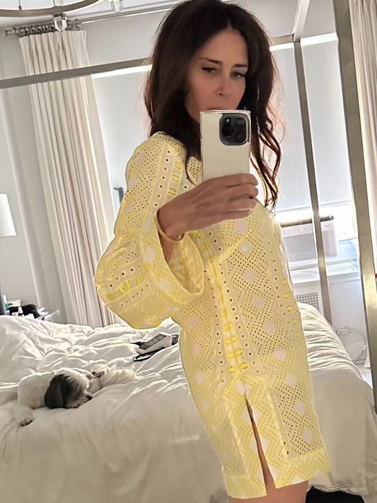 The Capri Eyelet Tunic