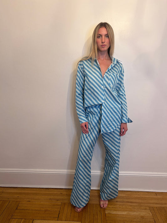 The St. Tropez Blue Striped Pants
