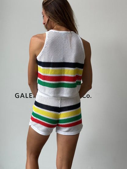 The Grenada Striped Shorts