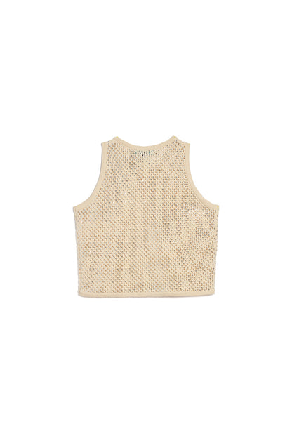 The Comporta Knit Tank with Sequins