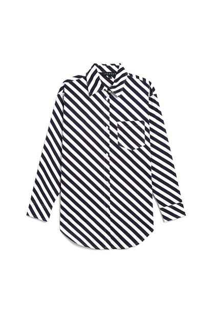 The St. Tropez Striped Oversized Shirt