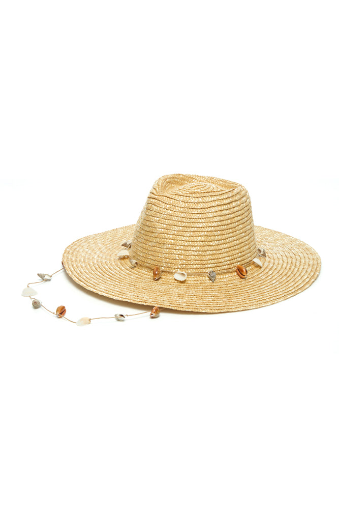 Shell Beach Fedora with Shells