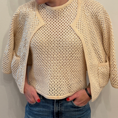 The Comporta Knit Tank with Sequins