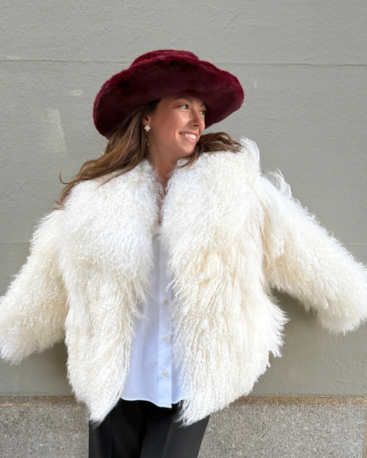 The Poppy Mongolian Lamb Jacket
