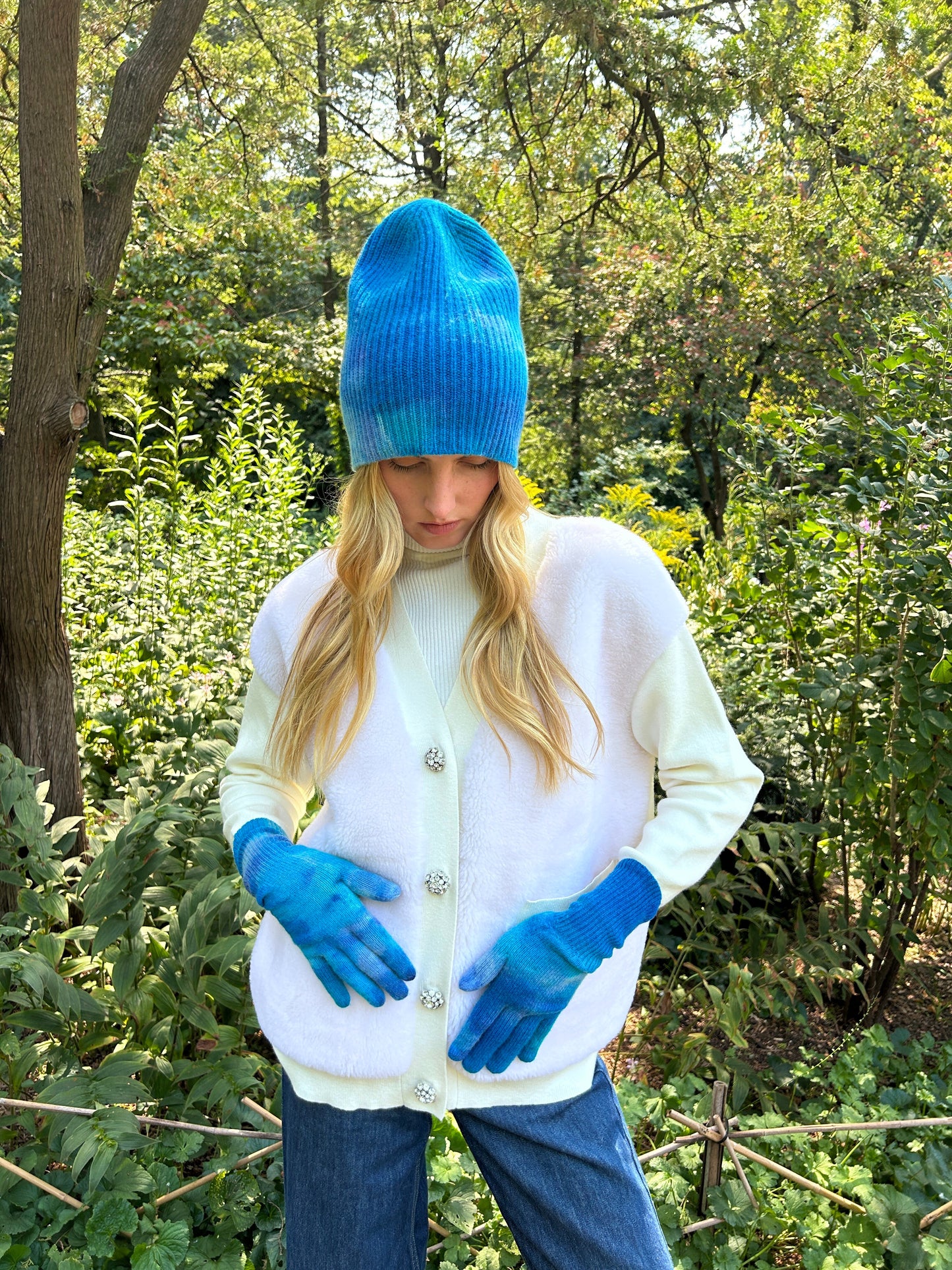 The Blue Courchevel Gloves