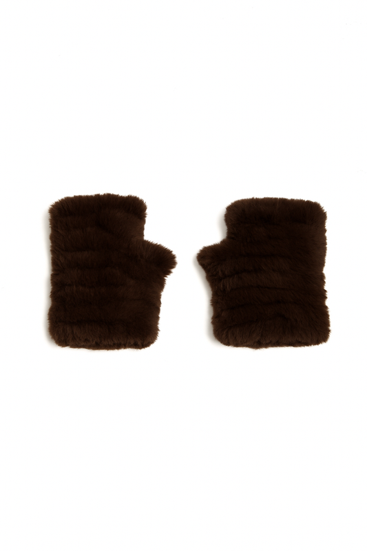 Mandy Mittens-Chocolate Brown