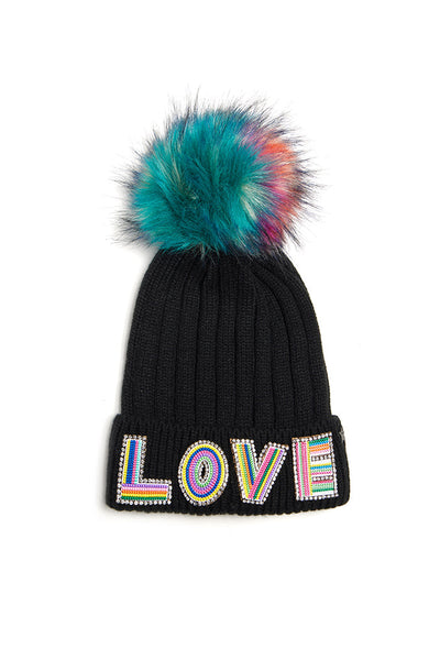 The Love Winter Hat -Black – Jocelyn