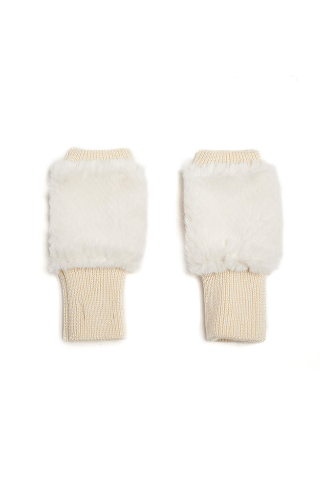 The Cabin Fever Mittens Ivory