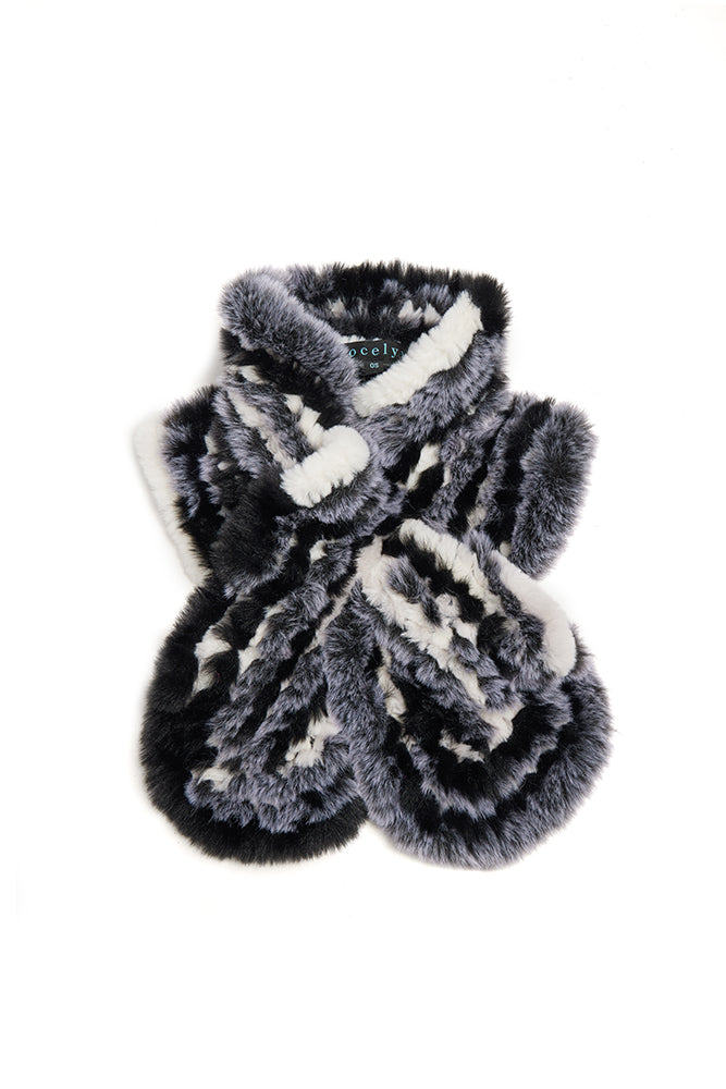 Milkshake Scarf Black/White Multi