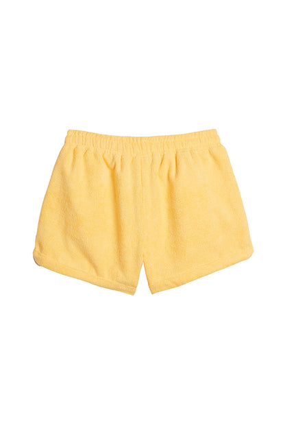 The Kauai French Terry Cabana Shorts with Star - Orange