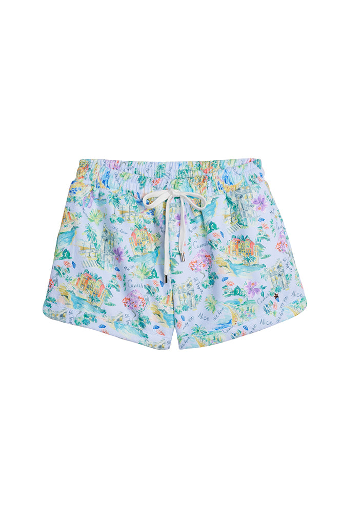 The Nice Printed French Terry Cabana Shorts