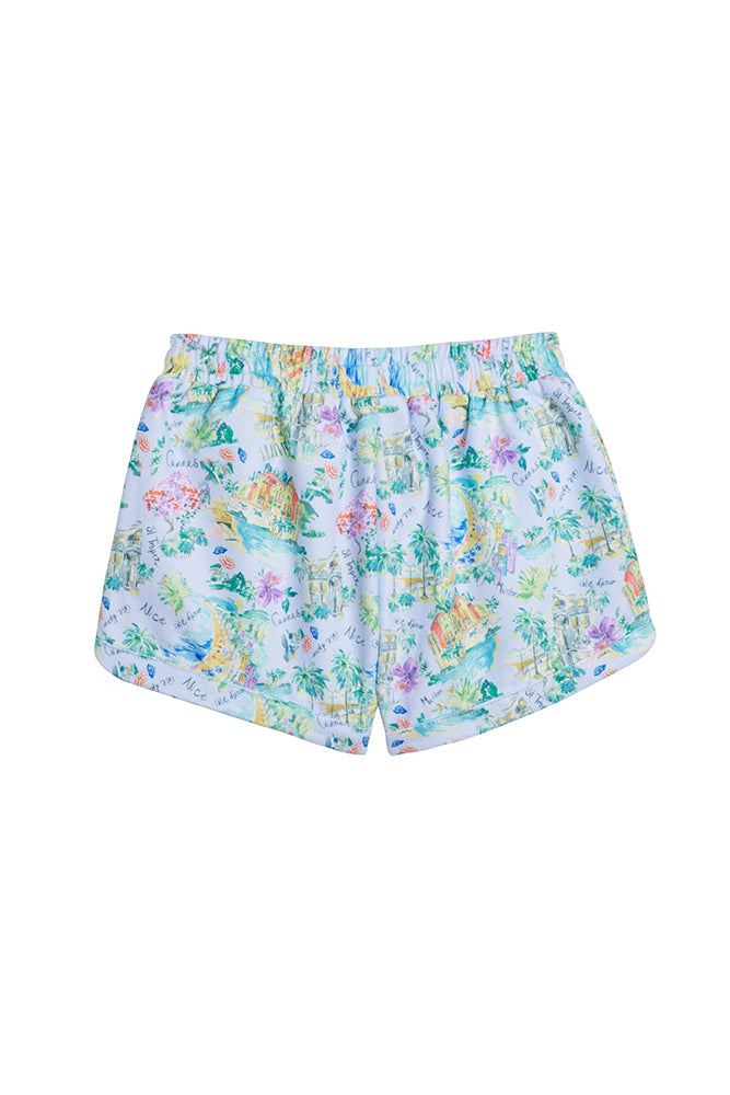 The Nice Printed French Terry Cabana Shorts