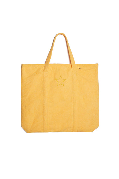 The O’ahu French Terry Beach Tote with Star - Orange