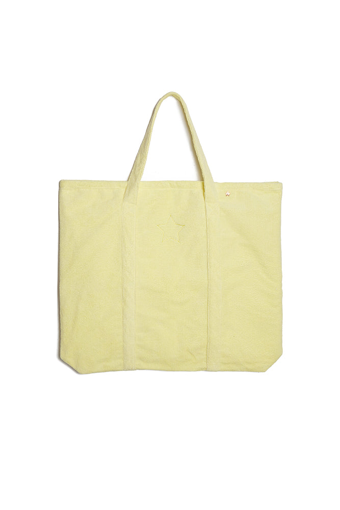 The O’ahu French Terry Beach Tote with Star - Yellow
