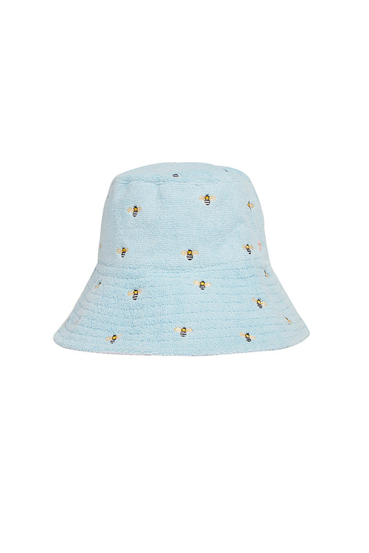 The Bali Embroidered Terry Bucket Hat