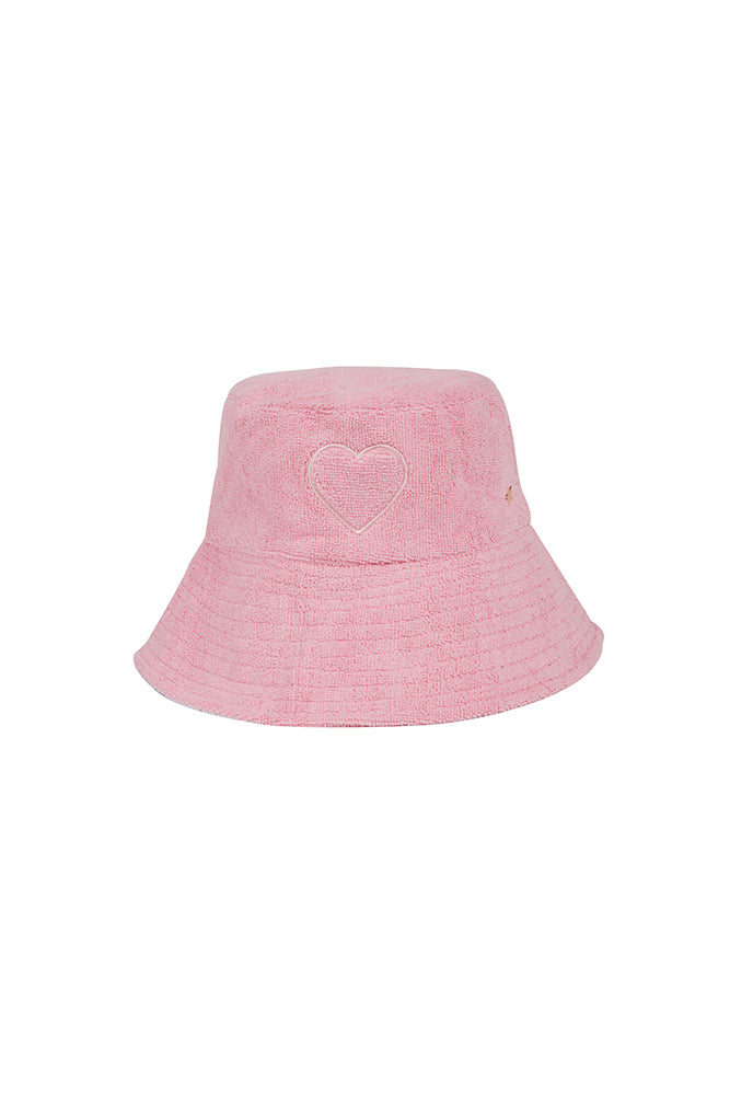 The KIDS Santorini Bucket Hat - Pink