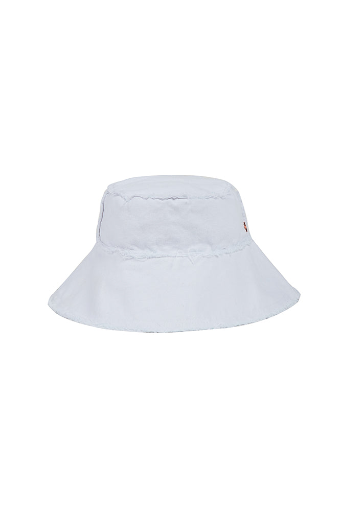 The KIDS Bondi Bucket Hat - White