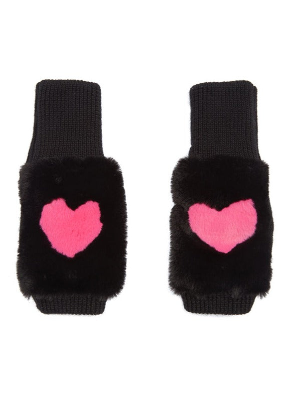 Supernova Emoji Gloves Black/Pink